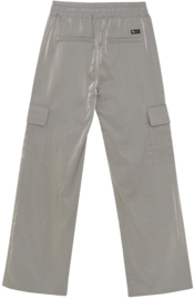 Indian Blue Jeans Wide Shiny Cargo Pants  silver
