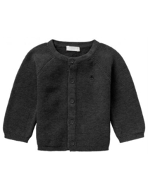 Noppies Baby U Cardigan knit Naga Dark grey melange