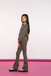 Geisha - Top jacquard - Black/sand