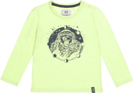 Koko Noko shirt Monkey Astronaut Neon Lime