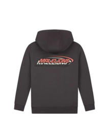 MALELIONS JUNIOR LAYERED HOODIE - IRON GREY