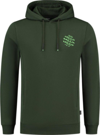 BALLIN’ Rotated Logo Hoodie Green