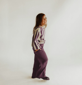 Your Wishes Motif Knit Pants Bar