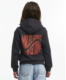MALELIONS JUNIOR WAVE GRAPHIC HOODIE - IRON GREY
