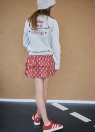 Nono Nika Smoked Skirt Red
