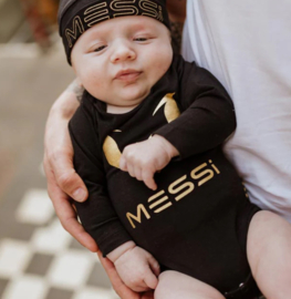 Messi baby Jongens Romper set zwart-goud