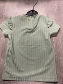 DAILY7 T-shirt ss Ruffle rib
