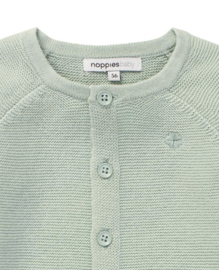 Noppies Baby U Cardigan knit ls Naga Grey Mint