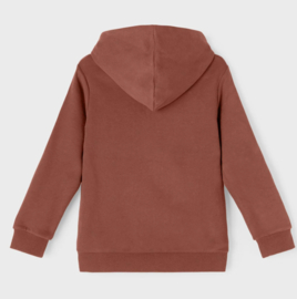 NAME IT NMFLENO LS SWEAT WH BRU NOOS
