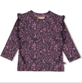 Feetje shirt aop forest fancy antraciet