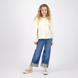 Vingino Lilianne Meisjes Blouse - Macroon white