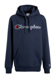 Champion hoodie met logo navy