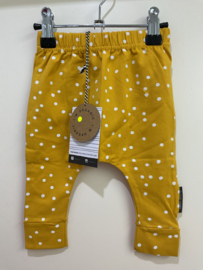 YOUR WISHES DOTS OCRE BAGGY PANTS