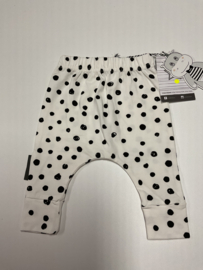 YOUR WISHES DOTS OFF WHITE BAGGY PANTS