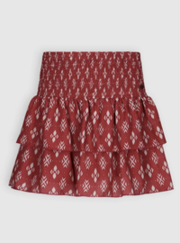 Nono Nika Smoked Skirt Red