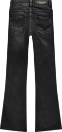 Vingino x Senna Bellod flared jeans Britte zwart vintage