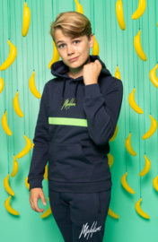 MALELIONS JUNIOR TONNY HOODIE NAVY-GREEN