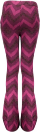Geisha - Broek zigzag - Fuchsia/burgundy