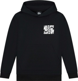 MALELIONS JUNIOR WAVE GRAPHIC HOODIE - BLACK