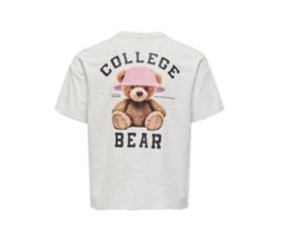 ONLY KOGBILIE SS LOOSE TEDDY TOP JRS NOOS