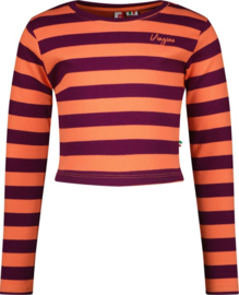 Vingino shirt basic crop rib detail Fresh Coral
