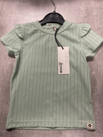 DAILY7 T-shirt ss Ruffle rib