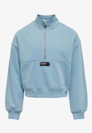 KIDS ONLY KOGMIAMI L/S PATCH HALF ZIP SWT