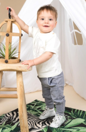 Ducky Beau-Baby Boys Shortsleeve-Cloud dancer-Off white