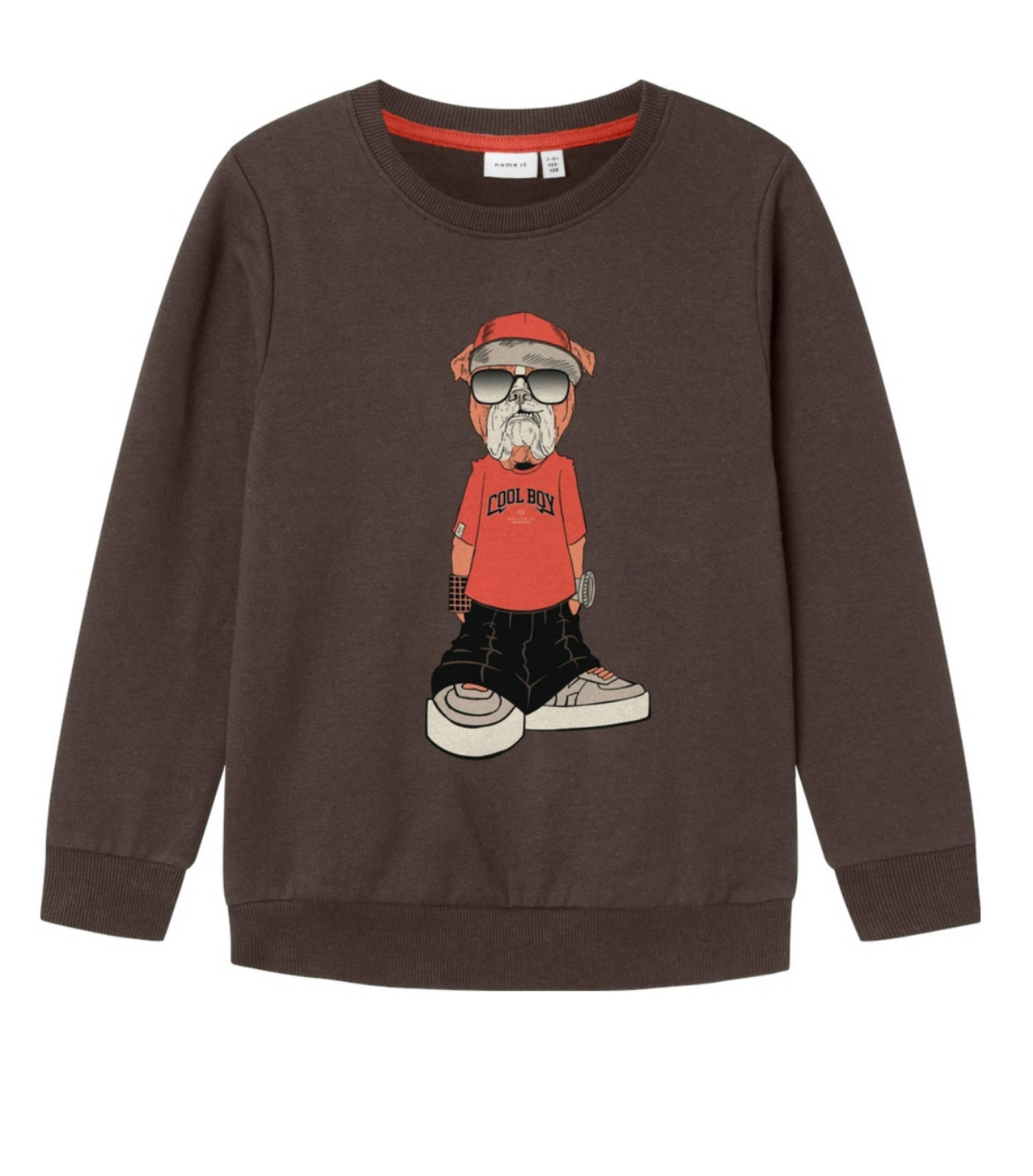 NAME IT NKMOKLOKKEN LS SWEAT BRU BOX