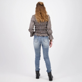 Vingino x Senna Bellod meisjes shirt Lorna bruin