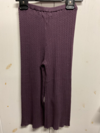 Your Wishes Motif Knit Pants Bar