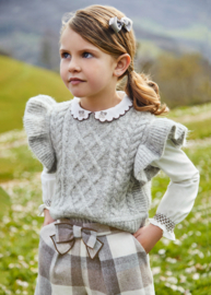 MAYORAL Mini Cable Knitted Vest