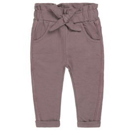 Dirkje meisjes joggingbroek grijs bruin paperbag 44324