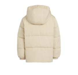 Tommy Hilfiger gewatteerde winterjas ivoor Wit