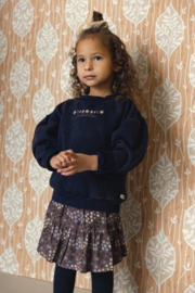 Daily7 meisjes rok Flower Dark Mauve