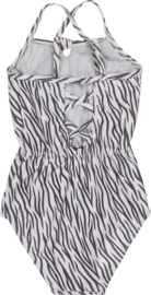 Koko Noko meisjes zwempak Zebraprint Champagne