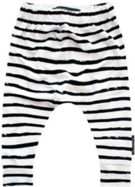 YOUR WISHES STRIPES OFF WHITE BAGGY PANTS