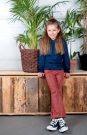 B.Nosy meiden shirt met kant Space Blue 5121