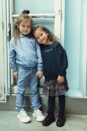 Daily7 meisjes rok Flower Dark Mauve