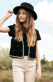 LOOXS  T-SHIRT SLUB JERSEY BLACK 5414