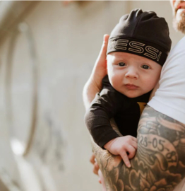 Messi baby Jongens Romper set zwart-goud