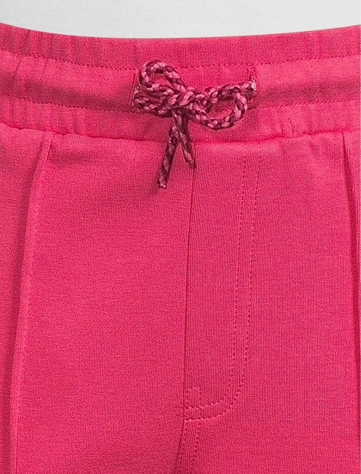 Quapi  regular fit joggingbroek Djuu met zijstreep roze