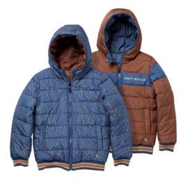 Quapi Winterjas Kiram REVERSIBLE (blue force/chestnut)