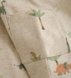 Minymo Summer Romper - Light Beige Melange