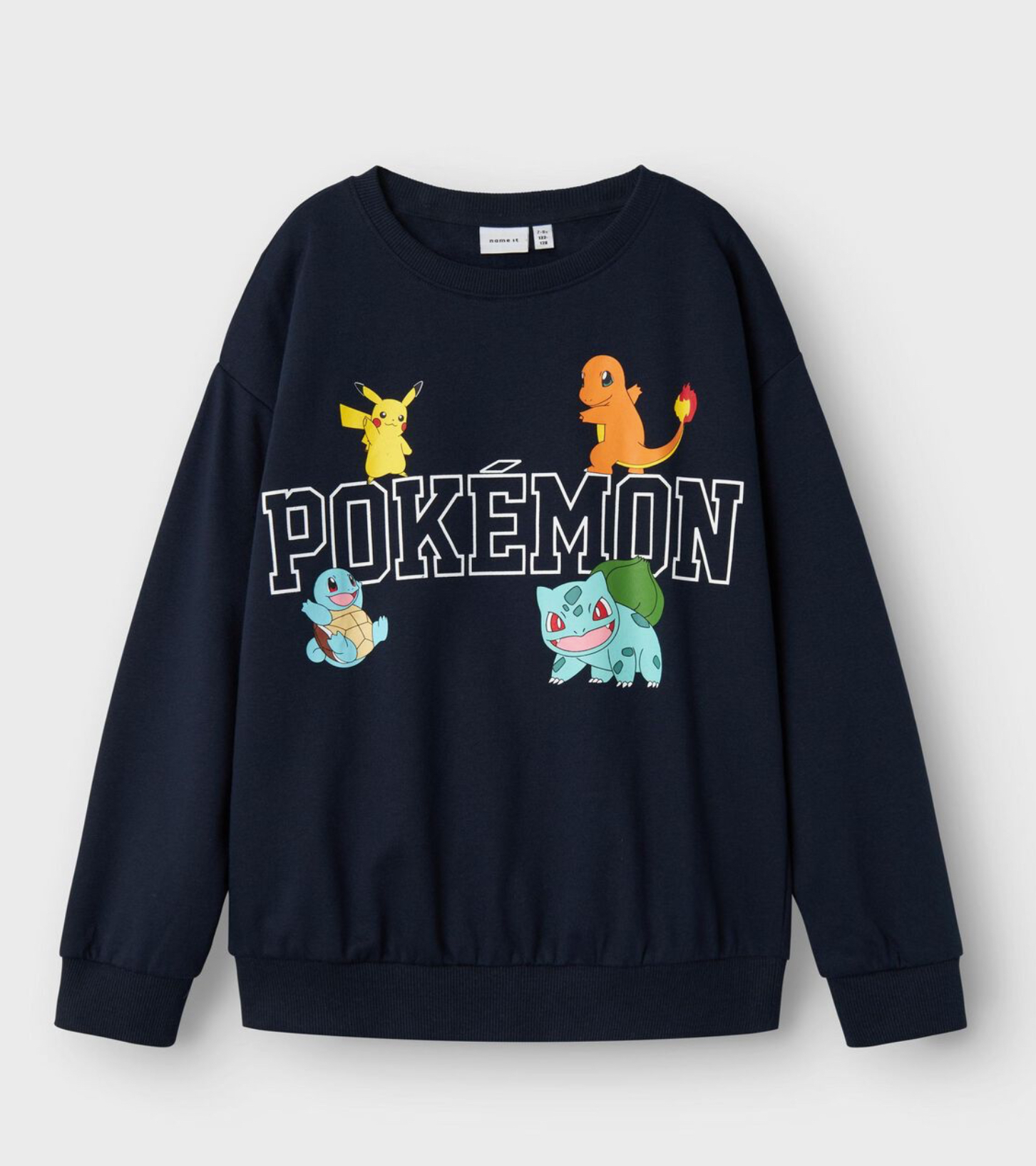 NAME IT NKMDAY POKEMON  NREG SWEAT BRU NOOS SKY