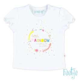 Feetje shirt Rainbow White