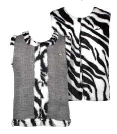 Le Chic Gilet REVERSIBE zebra Avery (black) 5113