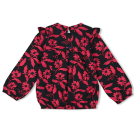 Jubel Blouse ruches AOP - Girls Club 92300021