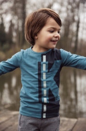 Koko Noko boys shirt petrol dark grey 40850