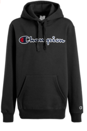 Champion hoodie met logo zwart